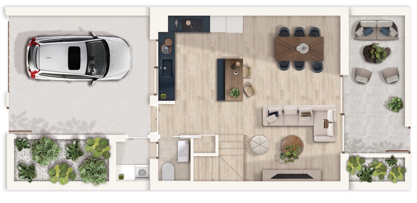 Vivienda Tipo 1 Planta baja - Nueva Cañada - Alprosan